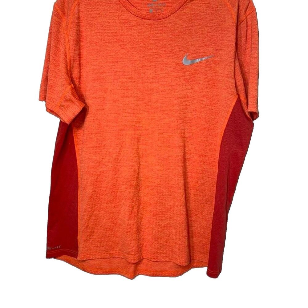 Nike Men's XL Dri-fit Orange Red Athletic T-shirt